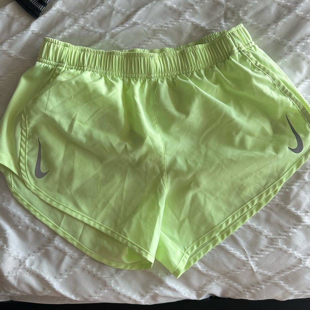 Nike Women's Bright Lime Athletic Shorts